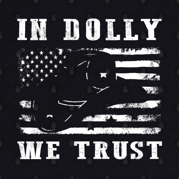 Distressed American In Dolly We Trust by Symmetry Stunning Portrait